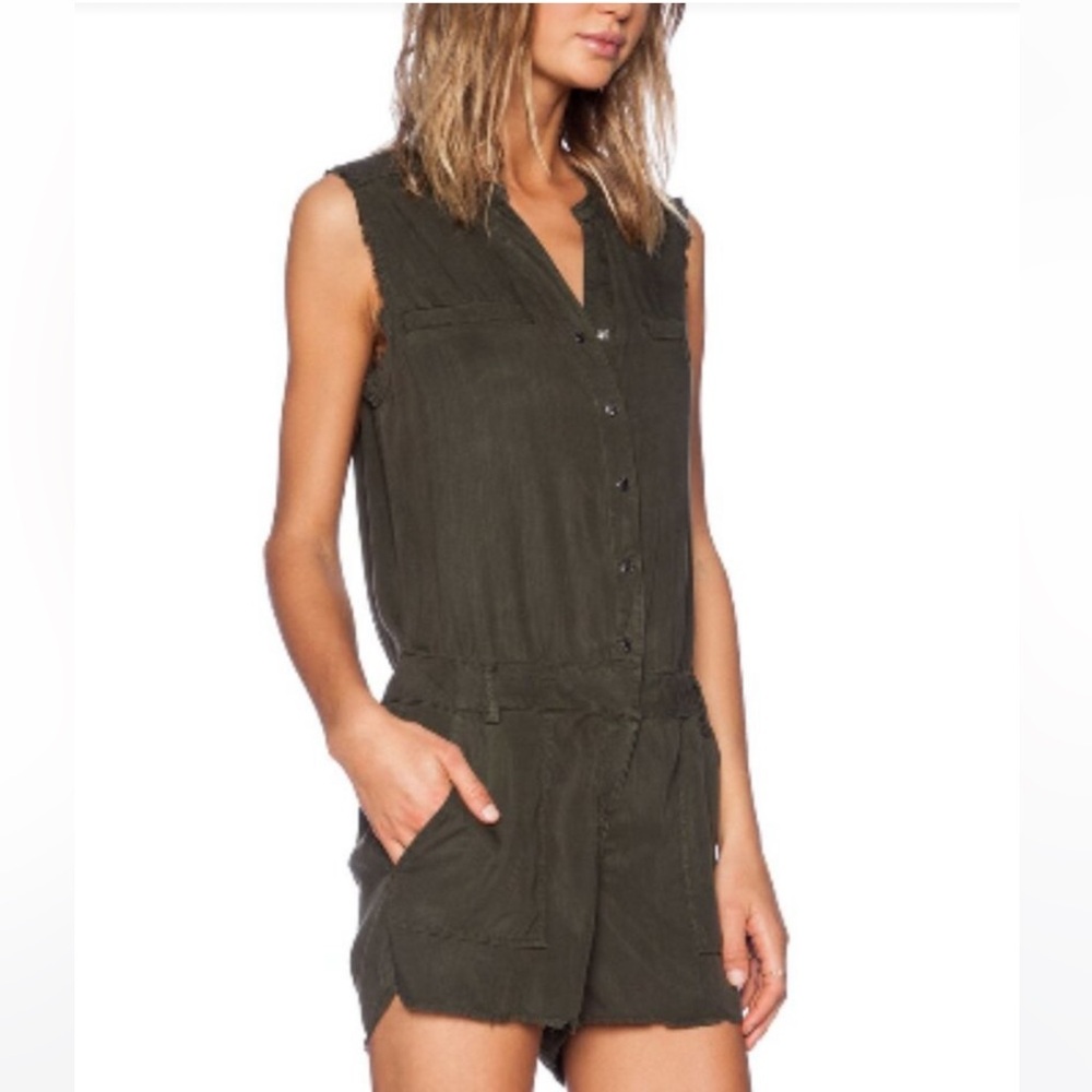 Etienne Marcel Army Green Romper